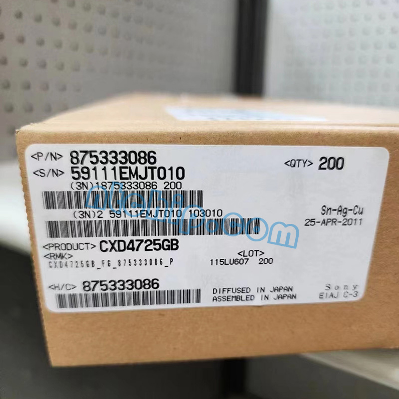 CXD4725GB package and Label